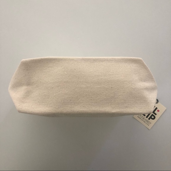 'Hi Haters' Statement Bag Canvas Pouch Clutch, NWT - Picture 7 of 7